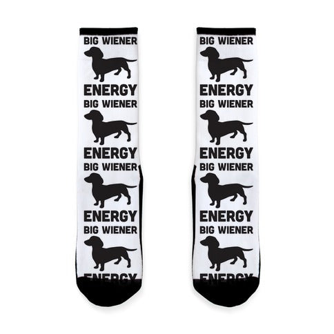 Big Wiener Energy Dachshund Socks